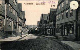 Hardegsen, Langestasse / street view