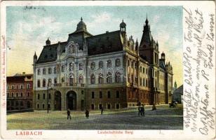 Ljubljana, Laibach; Landschaftliche Burg / castle