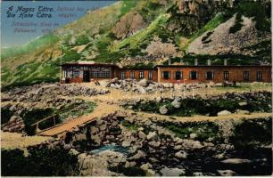 Tátra, Magas-Tátra, Vysoké Tatry; Sziléziai ház a Felkai-völgyben / Schlesisches Haus im Felkaertal / Sliezky dom v doline velicianskej / chalet, tourist house