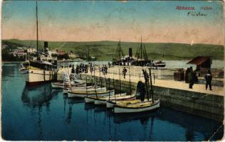 Abbazia, Opatija; Hafen / kikötő hajókkal / port, ships (fl)