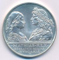 1990. 500Ft Ag "Mátyás király / Beatrix" kapszulában T:BU Adamo EM113