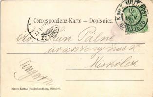 1905 Sarajevo, Lager / military barracks + K. und K. Milit Post Sarajevo