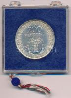 1976. 200Ft Ag "II. Rákóczi Ferenc" plombált műanyag tokbanT:BU Adamo EM56