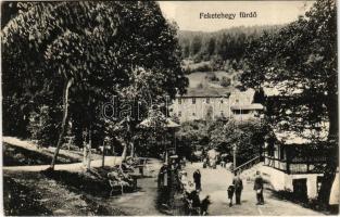 1916 Feketehegyfürdő, Feketehegy, Cernohorské kúpele (Merény, Vondrisel, Nálepkovo); sétány / promenade (fl)