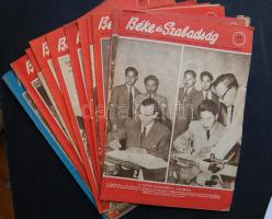1954 Béke és Szabadság c. újság 20 db száma