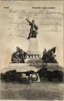 1913 Arad, Kossuth Lajos szobor / statue