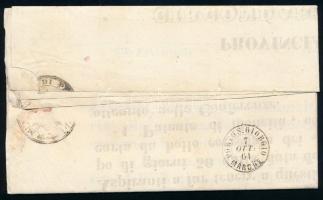 Olaszország Ascoli 1861 Hírdetmény