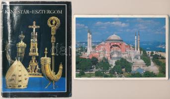 7 db MODERN nem képeslapos füzet és leporello: Kincstár-Esztergom, Kis vezető a Sanssouci parkban, S...