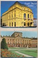 7 db MODERN nem képeslapos füzet és leporello: Kincstár-Esztergom, Kis vezető a Sanssouci parkban, S...