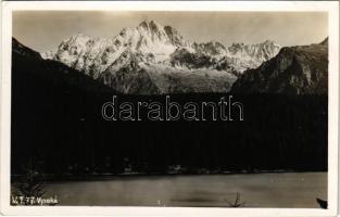 Tátra, Magas-Tátra, Vysoké Tatry; Vysoká / mountain peak. Fot. A. Chytil 1927.