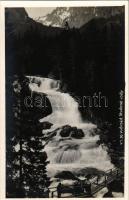 Tátra, Magas-Tátra, Vysoké Tatry; Vodopád Studené doliny / vízesés a Tarpataki-völgyben / waterfall. Fot. A. Chytil 1927.