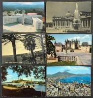 Kb. 100 db MODERN külföldi város képeslap / Cca. 100 modern non-Hungarian town-view postcards