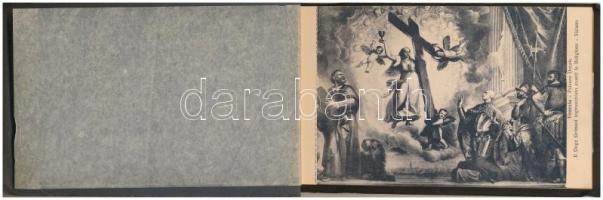 3 db RÉGI képeslap füzet: Basel, Párizs, Velence / 3 pre-1945 postcard booklets: Basel, Paris, Venez...