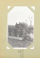 cca 1916-1917 Egy első világháborús tiszt fényképes front naplója. nagyrészt erdélyi képek Dobra, Ma...