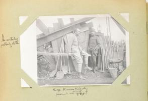 cca 1916-1917 Egy első világháborús tiszt fényképes front naplója. nagyrészt erdélyi képek Dobra, Ma...