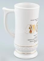 Bakonyi erőmű porcelán kupa. Kézzel festett, jelzés nélkül, hibátlan 18 cm