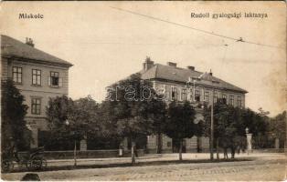 Miskolc, Rudolf gyalogsági laktanya. Grünwald Ignác kiadása (Rb)