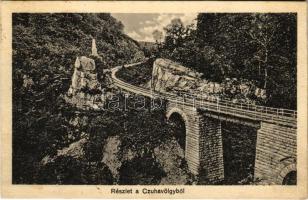 1925 Bakonyszentlászló, Cuha-völgy, Czuha-völgy, vasútvonal, vasúti híd, viadukt (fl)