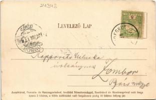 1906 Budapest II. Máriaremete, az új templom és környéke (EK)