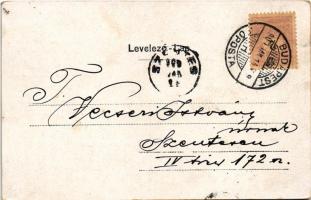 1900 Budapest VI. Andrássy út. Kunstanstalt Stephan Tietze (EB)