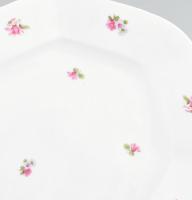 cca 1920-1930 Epiag apróvirág mintás pecsenyés kínáló, jelzéssel, apró kopással, 39x29 cm