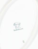 cca 1920-1930 Epiag apróvirág mintás pecsenyés kínáló, jelzéssel, apró kopással, 39x29 cm