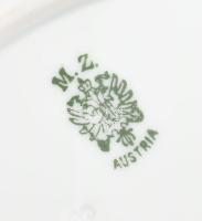 cca 1910-1930 MZ Austria pecsenyés kínáló, jelzéssel, kis kopottsággal, 37x27 cm