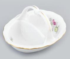 Epiag virágmintás sóbors kínáló, jelzéssel, hibátlan, h: 12,5 cm