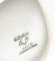 Epiag virágmintás sóbors kínáló, jelzéssel, hibátlan, h: 12,5 cm