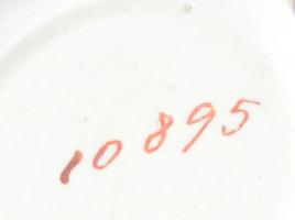 Antik cseh sóborskínáló, számozott, hibátlan, h: 15 cm