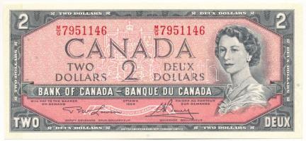 Kanada 1954. 2$ T:AU,XF  Canada 1954. 2 Dollars C:AU,XF Krause 76.c