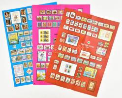 1979-1981 A Magyar Posta bélyegei, 3 db plakát, hajtva, 56x40 cm és 58x41,5 cm