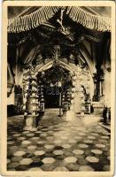 1953 Kutna Hora, Sedlec Kostnice / Ossuary interior (EB)