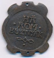 Asszonyi Tamás (1942- ) DN "Szentendrei Res Publica / Három buznyák" bronz emlékérem (36x3...