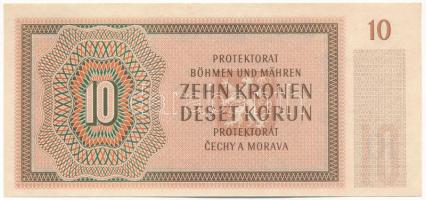 Német Harmadik Birodalom / Cseh-Morva Protektorátus 1942. 10K T:UNC,AU
German Third Empire / Protec...