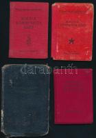 1946-67 Ugyanazon személy, későbbi vállalati vezető 3 db párt és 1 db szakszervezeti tagsági könyve:...