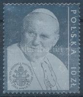 II. János Pál 25 éve pápa ezüst bélyeg, 25 years of John Paul II as the pope silver stamp