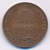 1848KB 1Kr Cu "1998-as jubileumi" utánveret (restrike) T:AU,XF