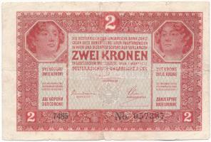 1917. 2K "7000 feletti sorozatszám" T:F,VG kis szakadások, egy helyen ragasztva
Adamo K6