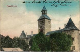 1914 Nagybiccse, Nagy-Bittse, Bytca; várkastély. Kemény József kiadása / Bytciansky zámok / Schloss / castle (EK)