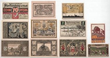 Német Birodalom / Weimari Köztársaság 1921-1923. 11db klf szükségpénz T:vegyes German Empire / Weima...