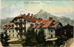 1916 Tátra, Magas-Tátra, Vysoké Tatry; Móry szálló Újcsorbán. Feitzinger Ede 1026. 1908/18. / Nové Strbské Pleso / hotel (EB)