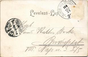 1904 Hermánd, Hermanecz, Harmanec; papírgyár és a budapesti raktár / paper factory and warehouse in ...