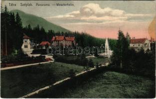 1907 Tátraszéplak, Tatranska Polianka, Westerheim (Magas-Tátra, Vysoké Tatry); Feitzinger Ede No. 758. L. (fl)