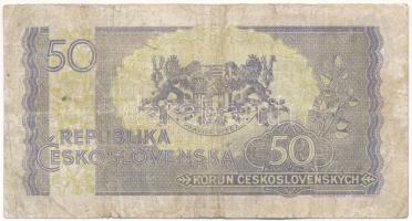 Csehszlovákia 1945-1948. 50K "MA 559692" T:VG
Czechoslovakia 1945-1948. 50 Korun "MA...