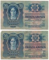 1913. 20K fekete "ROMANIA TIMBRU SPECIAL" felülbélyegzéssel (2x) T:F Adamo K17