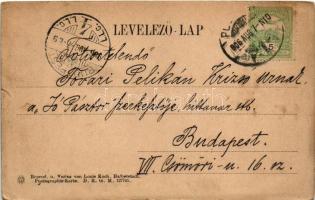 1906 Pozsony, Pressburg, Bratislava; Franziskanerkirche / Ferenciek temploma / Franciscan church (sz...