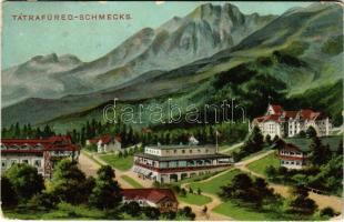 Tátrafüred, Schmecks, Smokovec (Magas-Tátra, Vysoké Tatry); Feitzinger Ede No. 992. 1905. (kopott sarkak / worn corners)