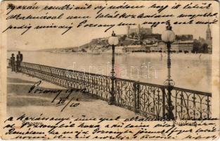 1902 Pozsony, Pressburg, Bratislava; vár. Verlag "Bediene dich allein" / castle (EB)