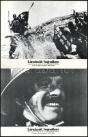 cca 1979 ,,Lándzsák hajnalban" című angol film jelenetei és szereplői, 5 db produkciós filmfotó...